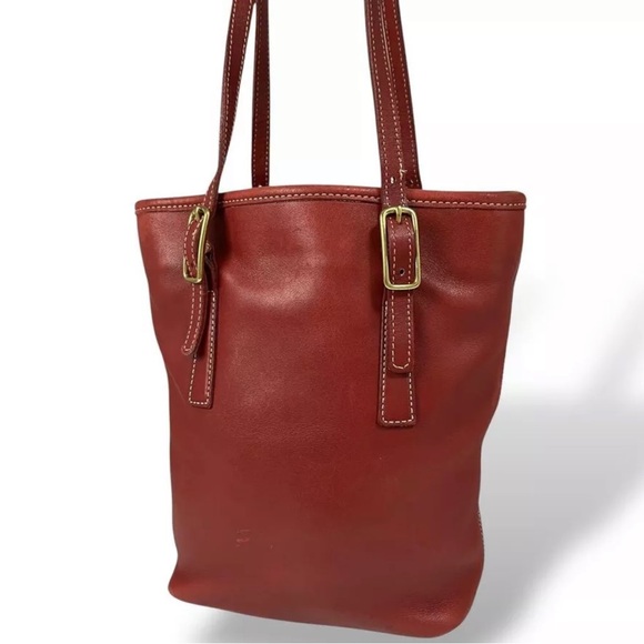 COACH Vintage Red Leather Tote Legacy Day Bag 9803 - Picture 16 of 16